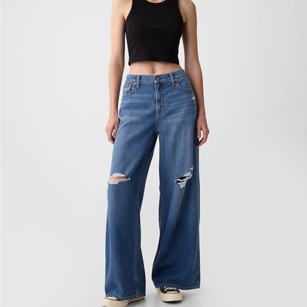 Mid Rise Ultra Soft Baggy Jeans